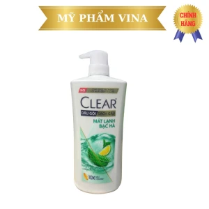 Dầu Gội Clear Mát Lạnh Bạc Hà 650g