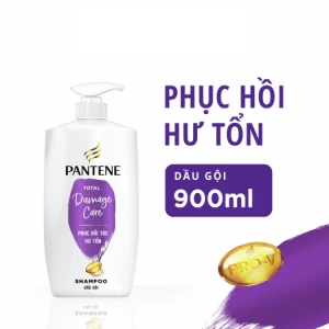 Dầu Gội Pantene Total Damage Care Shampoo Phục Hồi Hư Tổn 900g