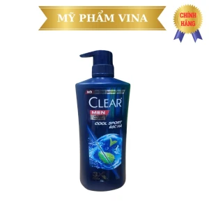 Dầu gội sạch gàu Clear Men Cool Sport bạc hà 650ml