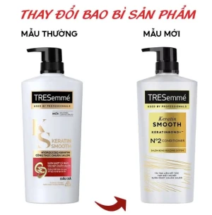DẦU XẢ TRESEMME KERATIN SMOOTH VÀO NẾP SUÔN MƯỢT 650ML