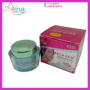 Kem Bạch Sâm Sạch mụn - Trắng da - Giảm thâm - Mờ sẹo - Làm dịu da K21 (22g)