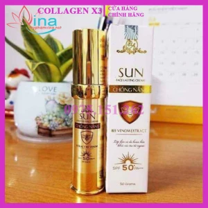 Kem Chống Nắng Collagen X3 Chiết Xuất Nọc Ong SPF 50 - 50ML