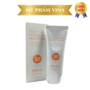 Kem chống nắng Ecotop Perfect Daily Collagen Mild Sun SPF50 PA 70ml