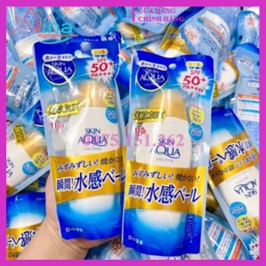 Kem chống nắng SKIN AQUA hàng nội địa Nhật nắp vàng 110ml