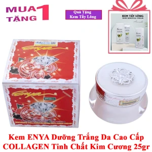 Kem Dưỡng Trắng Da Chống Lão Hóa Cao Cấp ENYA Collagen Kim Cương 25gr