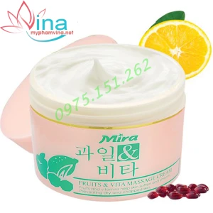 KEM MASSAGE TỔNG HỢP MIRA FRUIT VITA MASSAGE CREAM 300ML