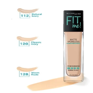 Kem nền maybelline fit me matte poreless foundation spf 22 - mịn nhẹ kiềm dầu chống nắng