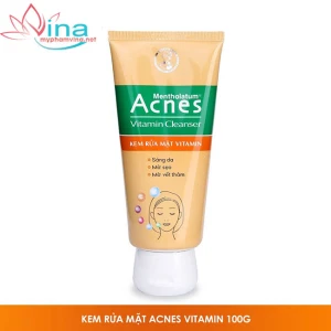 Kem rửa mặt vitamin Acnes Cleanser 100g