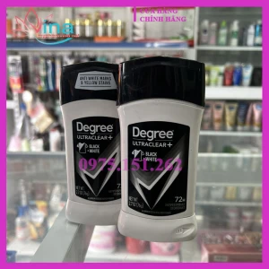 Lăn sáp khử mùi Degree Men Motionsense UltraClear Black White 76gr (sáp trắng)