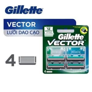 Lưỡi cạo râu Gillette Vector vĩ 4 cái