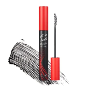 Mascara Clio Kill Lash Superproof Long Curling 7g - Chống Nước, Cong Và Dài Mi