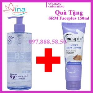 ( Mua 1 tặng 1 sữa rửa mặt Faceplus ) Nước tẩy trang B5 Make-up Remover Faceplus (400ml)
