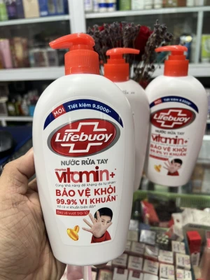 Nước rửa tay Lifebuoy bảo vệ vượt trội chai 500ml