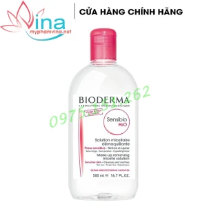 Nước Tẩy Trang Bioderma Sensibio H2O Dành Cho Da Nhạy Cảm 500ml