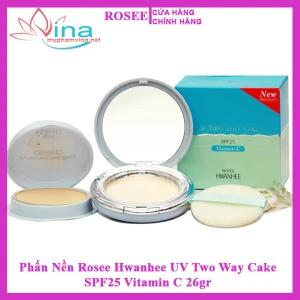 Phấn Nền Rosee Hwanhee UV Two Way Cake SPF25 Vitamin C 26GR
