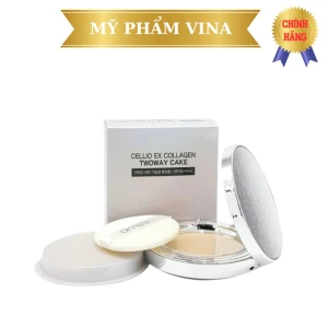 Phấn Phủ Cellio Ex Collagen Twoway Cake 13gr - Tone 13