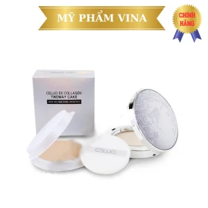 Phấn Phủ Cellio Ex Collagen Twoway Cake 13gr - tone 21