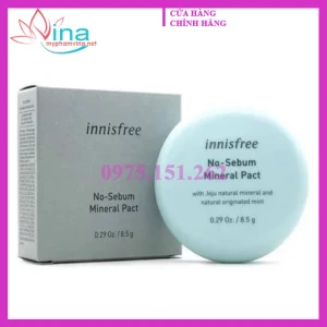 Phấn Phủ Nén Kiềm Dầu Innisfree No Sebum Mineral Pact 8,5g