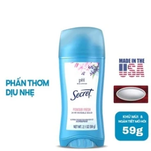Sáp Khử Secrect Anti Perspirant Deodorant Solid Powder Fresh 73g (Mùi Hương Phấn Thơm)