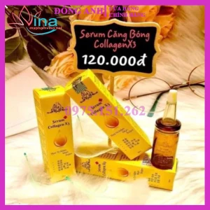 Serum Collagen X3 Xóa Thâm Nám Căng Bóng Da 20ml - Mỹ Phẩm Đông Anh