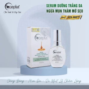Serum dưỡng trắng da ngừa mụn thâm mờ sẹo Faceplus 40ml