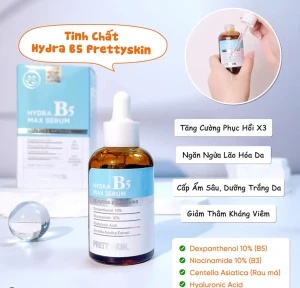 SERUM PHỤC HỒI DƯỠNG TRẮNG B5 PRETTY SKIN HYDRAT B5 MAX SERUM 50ML