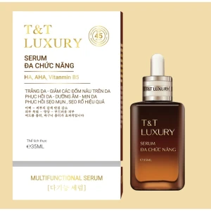 SerumT&T LUXURY đa chức năng trắng da - giảm các đóm nâu trên da - phục hồi da
