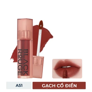 Son kem Black Rouge Air Fit Velvet Tint Ver.9 A51 Rad Brick - Đỏ Gạch Cổ Điển
