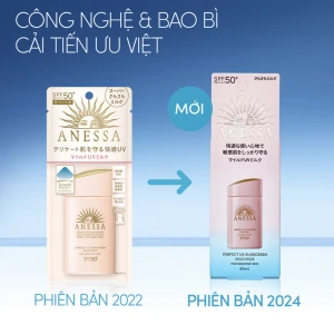Sữa Chống Nắng Anessa perfect uv sunscreen mild milk spf50 , pa 60ml (Cho Da Nhạy Cảm)