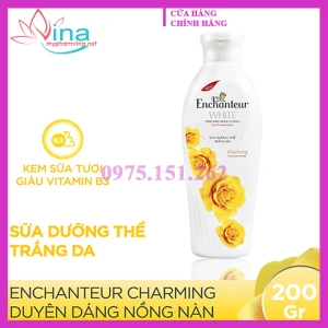 Sữa Dưỡng Thể Trắng Da Enchanteur Charming 200gr