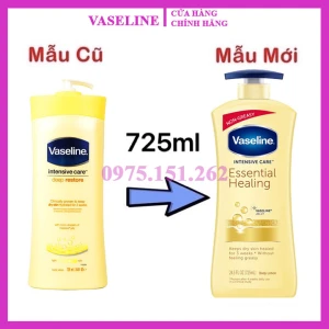 Sữa Dưỡng Thể Vaseline Total Moisture Pure Oat Extract 725ml - MÀU VÀNG