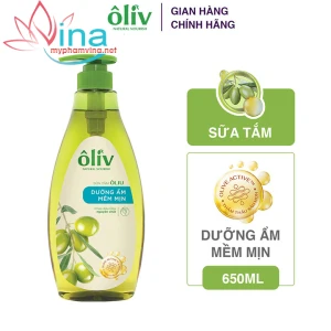 Sữa Tắm Dưỡng Da Oliv Dưỡng Ẩm Mềm Mịn 650ml