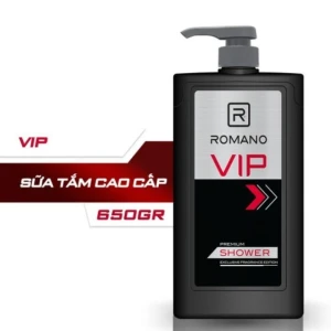 Sữa Tắm Nước Hoa Cao Cấp Romano Vip Pasion 650Gr