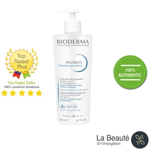 Bioderma Atoderm Intensive Gel-Creme - Dưỡng Thể Cho Da Khô Nhạy Cảm, Kích Ứng 500ml