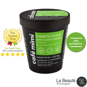 BIOTOPCARE Shampoo Scrub Hair Cleansing & Super Volume - Dầu Gội Tẩy Da Chết Cho Tóc Và Da Đầu 330g