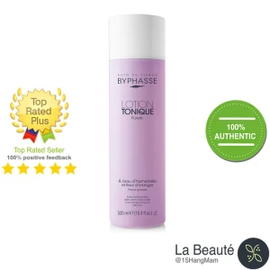 Byphasse Pureté Tonique Lotion - Nước Hoa Hồng Chiết Xuất Witch Hazel & Hoa Cam Cho Da Dầu 500ml