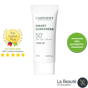 Caryophy Smart Sunscreen Tone Up - Kem Chống Nắng Vật Lý SPF50 PA