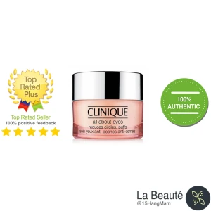 Clinique All About Eyes (unbox) - Kem Dưỡng Cho Mọi Vấn Đề Của Da Mắt 15ml (tách set không vỏ hộp)