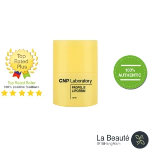 CNP Laboratory Propolis Lipcerin - Hũ Dưỡng Môi 2in1 15ml Tách Set Không Hộp