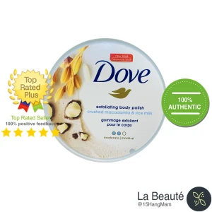 Dove Creme Dusch Peeling Macadamia & Reismilch
