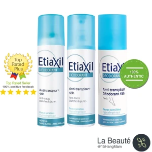 Etiaxil Deodorant Anti-transpirant 48H Pieds - Xịt Khử Mùi Cơ Thể Hiệu Quả 100ml