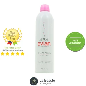 Evian Eau Minérale Naturelle Brumisateur - Xịt Khoáng Evian Cấp Nước Tự Nhiên 400ml