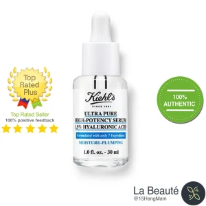 Kiehl's Ultra Pure High-Potency Serum 1,5% Hyaluronic Acid - Tinh Chất Dưỡng Cấp Nước, Cấp Ẩm Cho Làn Da Căng Mọng 30ml