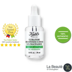 Kiehl's Ultra Pure High-Potency Serum 5% Niacinamide - Tinh Chất Dưỡng Giảm Dầu Thừa & Cải Thiện Khuyết Điểm Bề Mặt Da 30ml