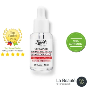 Kiehl's Ultra Pure High-Potency Serum 9,8% Glycolic Acid - Tinh Chất Tăng Cường Kết Cấu & Đều Màu Da 30ml