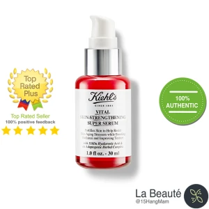 Kiehl's Vital Skin-Strenthening Super Serum - Tinh Chất Tăng Cường Độ Đàn Hồi Mang Lại Vẻ Tươi Trẻ Cho Da 30ml