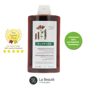 Klorane Fortifiant & Stimulant - Dầu Gội Đặc Trị Rụng Tóc, Giảm Gãy Rụng 400ml