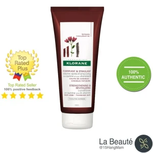 Klorane Fortifiant & Stimulant Quinquina - Dầu Xả Đặc Trị Rụng Tóc, Giảm Gãy Rụng 200ml