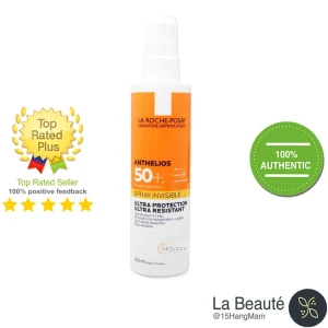 La Roche Posay Anthelios Spray Invisible Ultra Protection SPF50 - Xịt Chống Nắng Toàn Thân 200ml