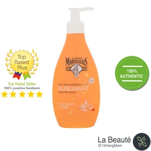 Le Petit Marseillais Lait Soin Hydratant Sublimant - Sữa Dưỡng Thể Cấp Ẩm 24h Chiết Xuất Dầu Mơ, Hoa Huệ Trắng Và Ngọc Trai 400ml